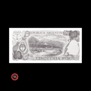 ARGENTINA 50 PESOS LEY 18188 1976 BOT#2376 COL#628a