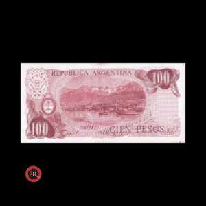 ARGENTINA 100 PESOS LEY 18188 1973 BOT#2390 COL#632c