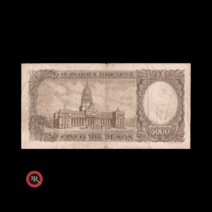 ARGENTINA 5000 PESOS 1963 BOT#2172 COL#541b