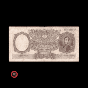 ARGENTINA 5000 PESOS 1964 BOT#2174 COL#542a