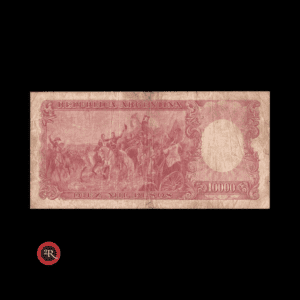 ARGENTINA 10000 PESOS 1962 BOT#2187 COL#547a