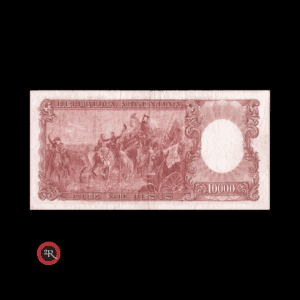 ARGENTINA 10000 PESOS 1968 BOT#2196 COL#550b