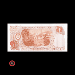 ARGENTINA 1 PESO LEY 18188 1970 BOT#2301 COL#601a