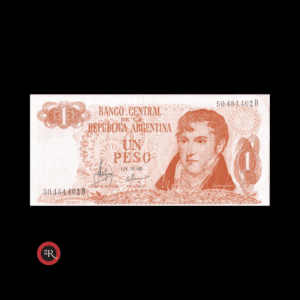 ARGENTINA 1 PESO LEY 18188 1971 BOT#2303 COL#601c