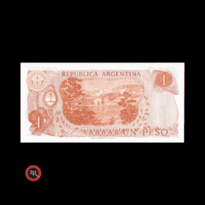 ARGENTINA 1 PESO LEY 18188 1971 BOT#2305 COL#602a