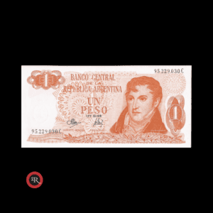 ARGENTINA 1 PESO LEY 18188 1972 BOT#2311 COL#604a