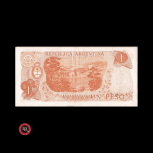 ARGENTINA 1 PESO LEY 18188 1974 BOT#2319a COL#606d