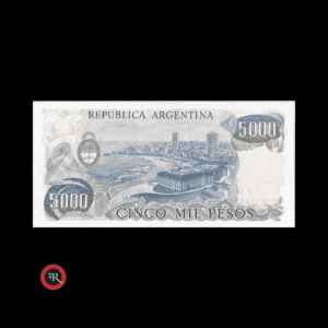 ARGENTINA 5000 PESOS LEY 18188 1977 BOT#2464 COL#657a