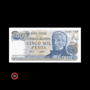 ARGENTINA 5000 PESOS LEY 18188 1978 BOT#2465a COL#657c