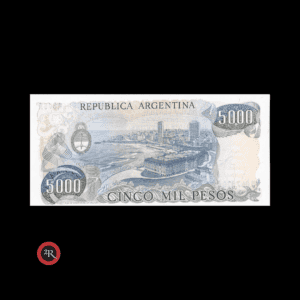 ARGENTINA 5000 PESOS LEY 18188 1978 BOT#2465a COL#657c