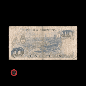 ARGENTINA 5000 PESOS LEY 18188 1978 BOT#2467 COL#658a