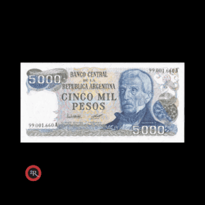 ARGENTINA 5000 PESOS LEY 18188 1981 BOT#2469 COL#658e