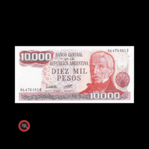 ARGENTINA 10000 PESOS LEY 18188 1979 BOT#2491a COL#663d