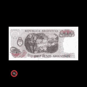 ARGENTINA 10 PESOS 1984 BOT#2612 COL#678a