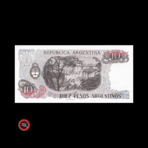 ARGENTINA 10 PESOS 1984 BOT#2614 COL#679a