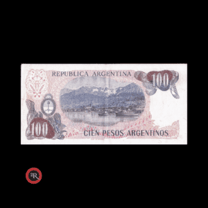 ARGENTINA 100 PESOS ARGENTINOS 1984 BOT#2624 COL#683a