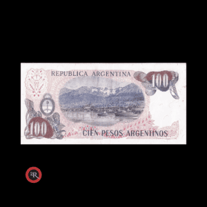 ARGENTINA 100 PESOS ARGENTINOS 1985 BOT#2625 COL#683b