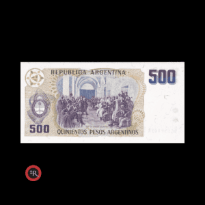 ARGENTINA 500 PESOS ARGENTINOS 1984 BOT#2626 COL#684a