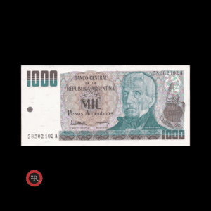 ARGENTINA 1000 PESOS ARGENTINOS 1984 BOT#2629 COL#685b