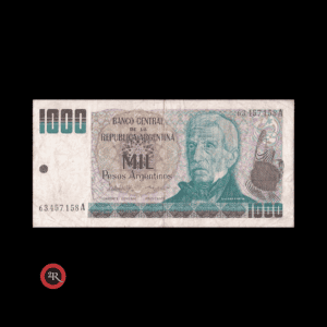 ARGENTINA 1000 PESOS ARGENTINOS 1984 BOT#2631 COL#686a