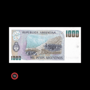 ARGENTINA 1000 PESOS 1984 BOT#2631a COL#686b