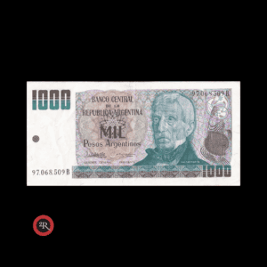 ARGENTINA 1000 PESOS ARGENTINOS 1984 BOT#2632 COL#686c