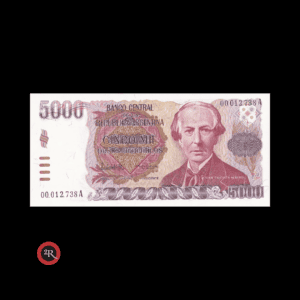 ARGENTINA 5000 PESOS ARGENTINOS 1984 BOT#2637 COL#687a