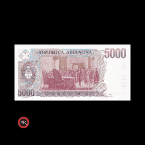 ARGENTINA 5000 PESOS ARGENTINOS 1984 BOT#2637 COL#687a