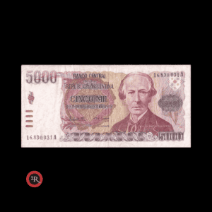 ARGENTINA 5000 PESOS ARGENTINOS 1984 BOT#2637a COL#687b