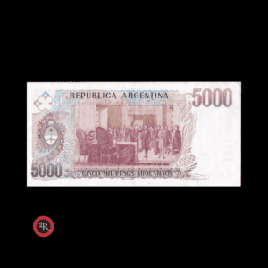 ARGENTINA 5000 PESOS ARGENTINOS 1984 BOT#2637a COL#687b