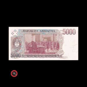 ARGENTINA 5000 PESOS ARGENTINOS 1985 BOT#2638a COL#687d