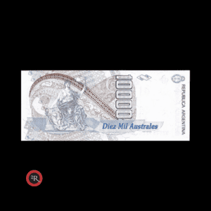 ARGENTINA 10000 AUSTRALES 1991 BOT#2883 COL#725