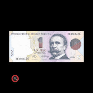 ARGENTINA 1 PESO (CONVERTIBLE) 1992 BOT#3002 COL#734b