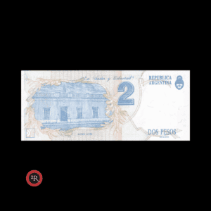 ARGENTINA 2 PESOS (CONVERTIBLES) 1992 BOT#3011 COL#736a