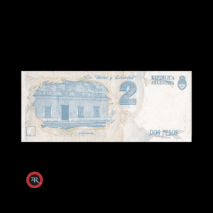 ARGENTINA 2 PESOS (CONVERTIBLES) 1996 BOT#3021 COL#758c