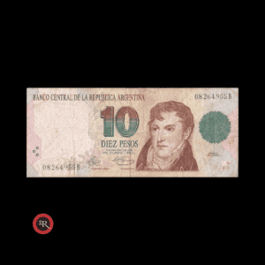 ARGENTINA 10 PESOS CONVERTIBLES 1° DISEÑO 1993 BOT#3039 COL#742c