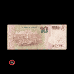 ARGENTINA 10 PESOS CONVERTIBLES 1° DISEÑO 1993 BOT#3039 COL#742c