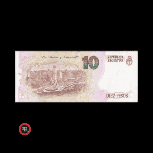 ARGENTINA 10 PESOS CONVERTIBLES 1° DISEÑO 1994 BOT#3042 COL#743a