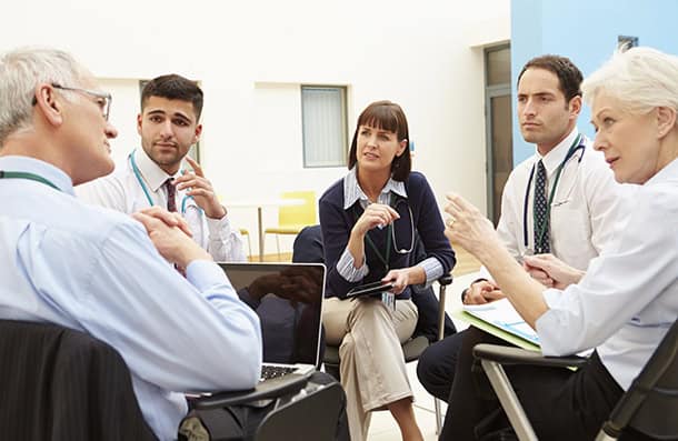 doctors in meeting