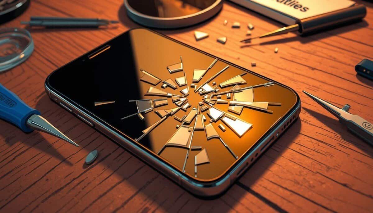Troubleshooting Broken Glass on Phone