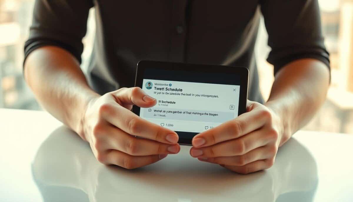 Manual Tweet Scheduling