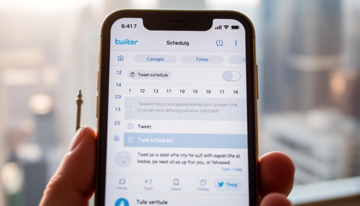 How to schedule tweets on mobile browsers?