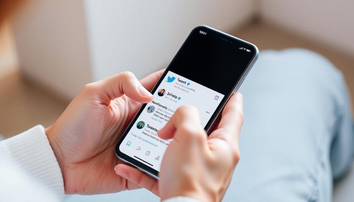 How to schedule tweets on mobile?