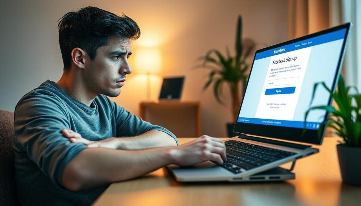 facebook won't let me sign up for an account