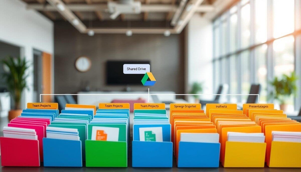 google drive team organization