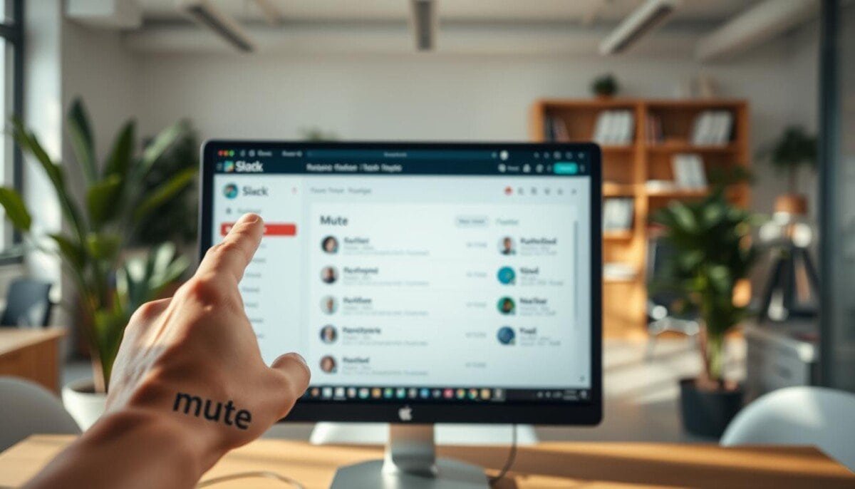 mute slack channels