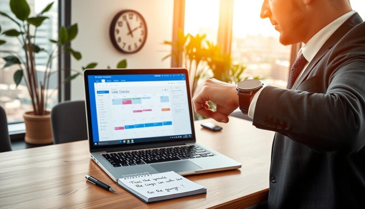 outlook working hours
