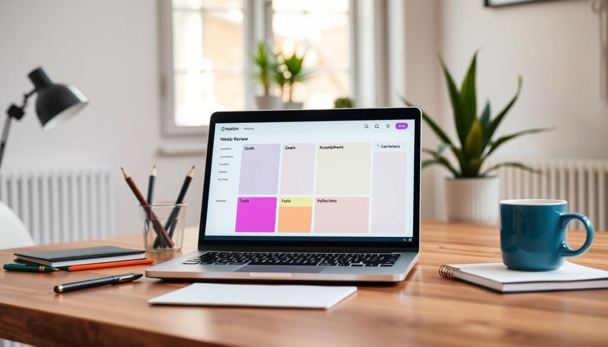 notion weekly review template