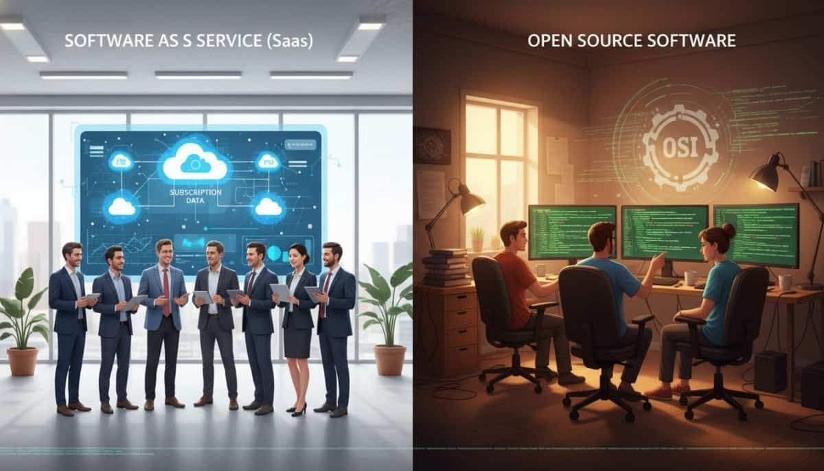 saas vs open source