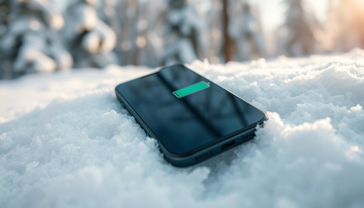 cold weather phone battery